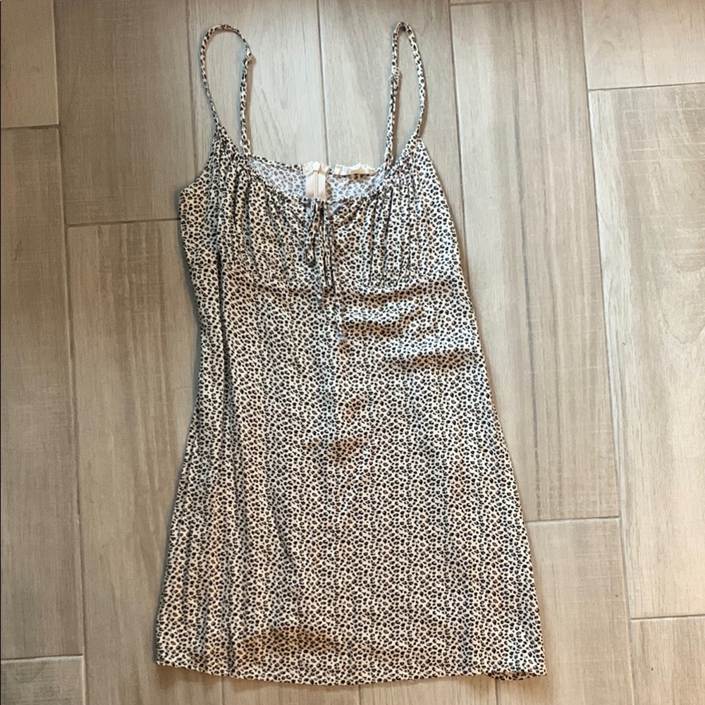 L.A. Hearts Leopard Print Mini Dress